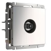 ТВ розетка оконечная глянцевый никель Werkel Встраиваемые механизмы глянцевый никель W1183002