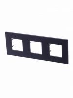 3 постовая рамка антрацит ABB Zenit 2CLA227300N1801