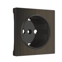 Накладка для розетки бронзовый Werkel Накладки на встраиваемые механизмы бронза W1179012