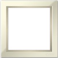 Однопостовая рамка (1 пост) CGSS цв. бежевый PL-P101-BGG