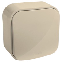 Выключатель 1 клавишный цвет слоновая кость 782230 Legrand Quteo