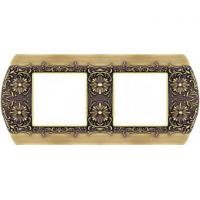Рамка 2-пост Светлая бронза Fede san remo FD01422PB