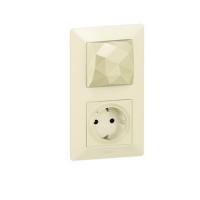 Valena Life стартовый пакет: шлюз WiFi + умная розетка + главный беспроводной выключатель "Я дома/Я вне дома" цвет слоновая кость