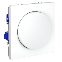 Светорегулятор поворотно-нажимной Voltum S70 пластик белая Soft touch 600 Вт (VLS070302)