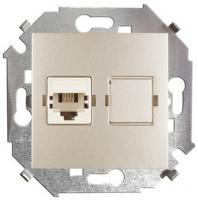 Розетка компьютерная RJ45 Simon 15 1591598-034