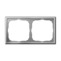 Рамка 2-поставая универсальная Systeme Electric ArtGallery, алюминий  GAL000302