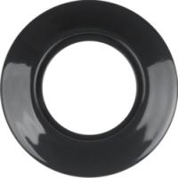 Рамка однаместная черный фарфор 138165 Berker