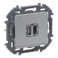 Зарядное устройство USB 3000mA алюминий Inspiria 673762