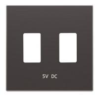 USB зарядка черный бархат ABB Sky Niessen 2CLA858530A1501|2CLA818530A1001