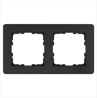 Рамка G-Flex 2-постовая, цвет Антрацит Jasmart G1102B