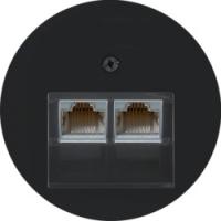 Розетка телефонная двойная EPUAE8-8UPO | 14092045 Berker