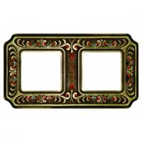 Рамка 2-пост Светлая бронза Fede Palace FD01352PBCL