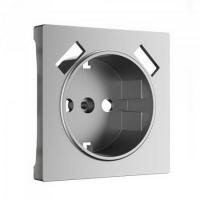 Розетка 220в с usb 2 порта тип А 2100 mA серебряная матовая Werkel W1171501 + W1179565