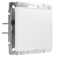 Сенсорный выключатель двухклавишный с подсветкой белый Werkel W4522001