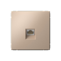 Розетка компьютерная RJ45, кат. 5е Systeme Electric ArtGallery песочный GAL001283