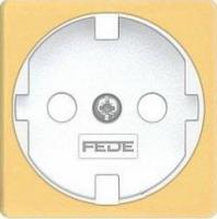 Розетка с шторками 2к | 3 16А 250 Fede FD16523 | FD04314OR | FD16-BAST