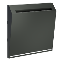 Накладка для выключателя карточного Voltum S70 пластик титан Soft touch (VLS002606)