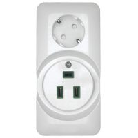 Розетка Systeme Electric Blanca О/У комб: ДЛЯ ЭЛЕКТРОПЛИТЫ 32А+силовая, 16А, 250В, БЕЛЫЙ, опт.уп. RA32-211R-B