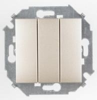 Выключатель 3 клавишный Simon 15 1591391-034