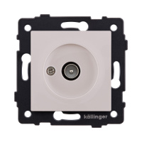 Розетка TV (папа), кашемир матовый Kollinger REA-007CM для Aspekt, Eleganz, Reflex