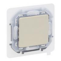 Выключатель 1-клав проходной IP44 бежевый Inspiria 673671