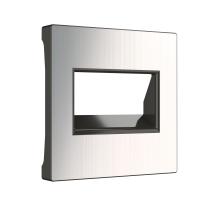 Накладка для двойной розетки Еthernet RJ-45 глянцевый никель Werkel Встраиваемые механизмы глянцевый никель W1191102