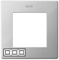 Рамка 3 местная алюминевая 2400630-033 Simon 24 Radiant