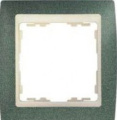 Simon 82 Рамки Зеленая текстура-Слоновая кость