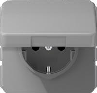 Розетка с крышкой Jung CD500 CD1520BFKLGR