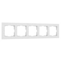 Рамка из пластика на 5 постов Hammer белый Werkel Hammer белый W0052401