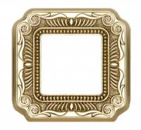 Рамка 1-пост Светлое золото Fede Firenze FD01361OB
