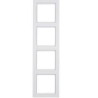 Рамка 4 местная белая 10146099 Berker Q3
