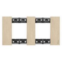 2 постовая рамка золото Bticino Living Now KA4802M2ZW