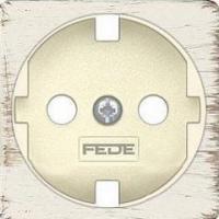 Розетка с шторками 2к | 3 16А 250 Fede FD16523 | FD04314BD-A | FD16-BAST