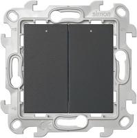 Выключатель двухклавишный с подсветкой 2450392-038 Simon 24