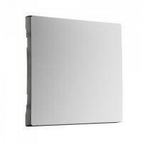 Перекрестный 1-клав выключатель серебряный матовый Werkel W1113001 + W1119065