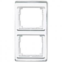 Рамка 2-пост вертикал. белый Jung SL500 SL582WW