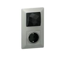 Valena Life стартовый пакет: шлюз WiFi + умная розетка + главный беспроводной выключатель "Я дома/Я вне дома" цвет алюминий