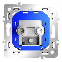 Механизм розетки телевизионной оконечной TV+SAT Voltum (VLS0604M)