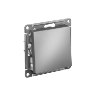 Перекрестный переключател 1-клавишный Systeme Electric AtlasDesign, сх.7, 10АХ, мех., быстрозажим. клем., СТАЛЬ ATN000971S