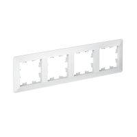 Рамка 4-поставая универсальная Systeme Electric AtlasDesign Air, лотос ATN221304