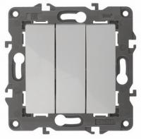 Выключатель 3-клав.белый ЭРА Элеганс 14-1107-01