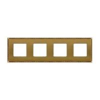 Рамка 4-пост Светлая бронза Fede Toledo FD01214PB