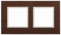 2 постовая рамка дуб ЭРА Элеганс 14-5302-09