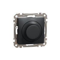 Светорегулятор (диммер) поворотный 5-200Вт Schneider Electric Sedna Design, антрацит SDD114502