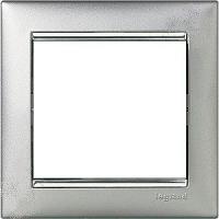 Рамка одноместная 770151 Legrand Valena цвет алюминий