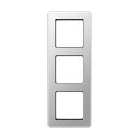 Рамка трехместная алюминиевая AF583BFAL Jung A Flow