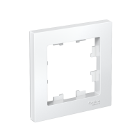 Рамка 1-постовая универсальная Systeme Electric AtlasDesign, БЕЛЫЙ ATN000101