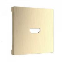 Накладка розетки HDMI шампань рифленый Werkel W1196010