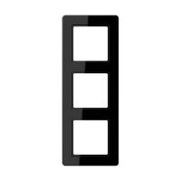 Рамка трехместная черная AF583BFSW Jung A Flow